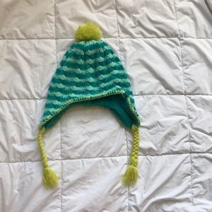 North face kids winter hat